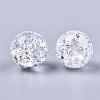 Transparent Crackle Acrylic Round Beads Strands CCG-R002-12mm-01-2