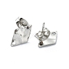 Non-Tarnish 304 Stainless Steel Stud Earring Findings STAS-L024-003P-05-2