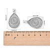 Alloy Pendant Cabochon Settings LS-X-PALLOY-E436-87AS-3