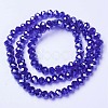 Electroplate Glass Beads Strands EGLA-A034-T8mm-A11-2
