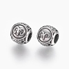 316 Surgical Stainless Steel European Beads STAS-P212-18P-07-2