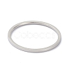 Non-Tarnish 1mm Polished Plain Dome Finger Ring for Girl Women RJEW-C012-02E-P-2