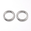 Non-Tarnish 304 Stainless Steel Linking Rings X-STAS-H120-10P-B-1