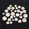 36Pcs 6 Style Brass Pendants KK-HY0001-30-5