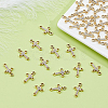 60Pcs Alloy Rhinestone Pendants RB-DC0001-13-4
