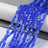 Imitation Jade Glass Beads Strands EGLA-A034-T2mm-MB31-2