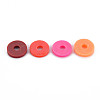 4 Colors Handmade Polymer Clay Beads CLAY-N011-032-21-3