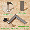 Aluminium Alloy Woodworking T-track Hold Down Clamps TOOL-WH0131-04-4