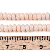 Opaque Solid Color Glass Beads Strands GLAA-ZX008-4mm-18H-4