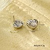 Non-Tarnish 304 Stainless Steel Stud Earrings EJEW-S230-01P-1