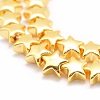 Electroplate Non-magnetic Synthetic Hematite Beads Strands G-L485-14-G-2