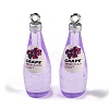 Transparent Resin Pendants RESI-D074-03E-1