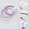 Elegant Cloth Hair Bands AJEW-WH20033-045B-5