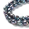 Natural Cultured Freshwater Pearl Beads Strands PEAR-Z002-24-3