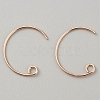 Brass Earring Hooks LS-KK-WH0044-141C-G-1