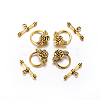 Tibetan Style Toggle Clasps LS-GLF0026Y-2