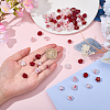 80Pcs 8 Styles Handmade Lampwork Beads LAMP-SC0001-88-3
