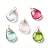 Glass Pendants PALLOY-JF00856-1