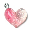 Gradient Color Transparent Resin Pendants RESI-A023-01D-1