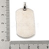 Non-Tarnish 304 Stainless Steel Pendants STAS-F307-15P-3