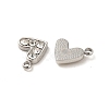 304 Stainless Steel Pendants STAS-L025-005P-01-2