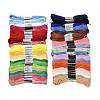 50 Skeins 50 Colors 6-Ply Polyester Embroidery Floss OCOR-G010-02-1