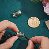 2Pcs Brass European Beads KK-HY0004-63AS-3