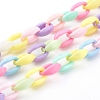 Personalized Acrylic Cable Chain Necklaces NJEW-JN03352-2