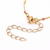 Enamel Bracelet Makings AJEW-JB00972-02-3