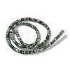 Natural Green Spot Jasper Beads Strands G-F631-A18-3