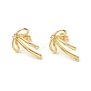 Brass with Cubic Zirconia Stud Earrings for Women EJEW-M251-03G-2