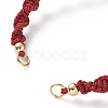 Adjustable Polyester Braided Cord Bracelet Making AJEW-JB00848-3