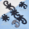 Flower Hotfix Rhinestone DIY-WH0504-33C-4