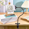 Portable Rectangle Clip-On Magnifying Glass AJEW-WH0348-893-4