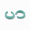 Spray Painted Alloy Cuff Rings RJEW-T011-04-RS-3