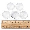 Transparent Glass Cabochons X-GGLA-R026-25mm-5
