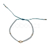 Adjustable Glass Seed Bead Braided Bead Bracelets for Women VT9382-12-1