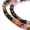 Natural Multicolor Tourmaline Beads Strands G-F770-A01-02-4