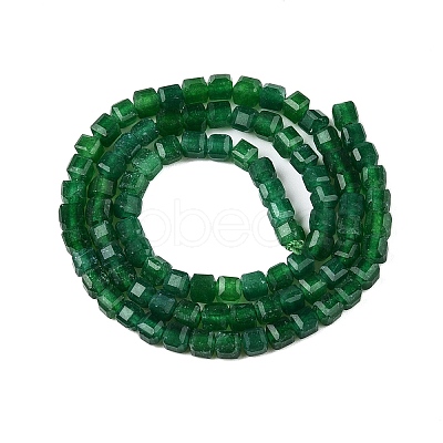 Dyed Natural White Jade Beads Strands G-T138-212-1