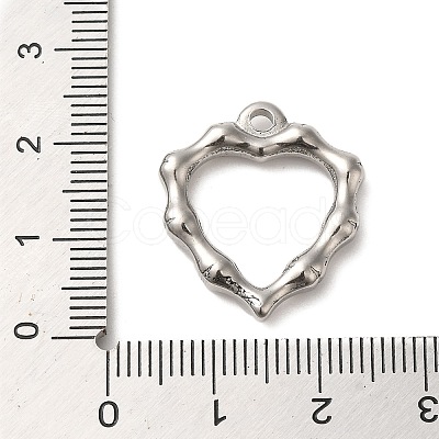 Non-Tarnish 304 Stainless Steel Hollow Pendants STAS-R223-23-1