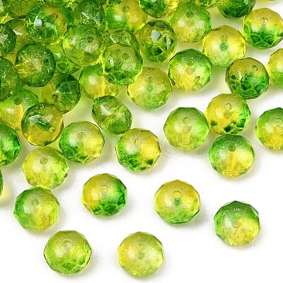 Two-Tone Transparent Acrylic Beads AC-CBAE44E-01A-03-1