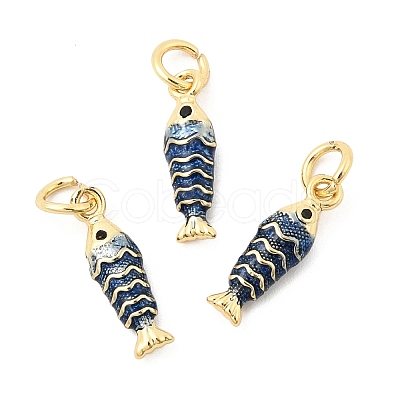 Brass Micro Pave Cubic Zirconia Pendants KK-Z147-03G-01-1