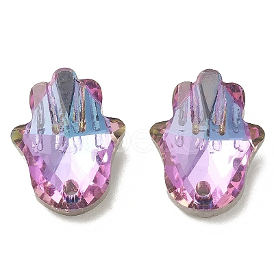 Electroplate Glass Pendants LS-GLAA-A008-01-1