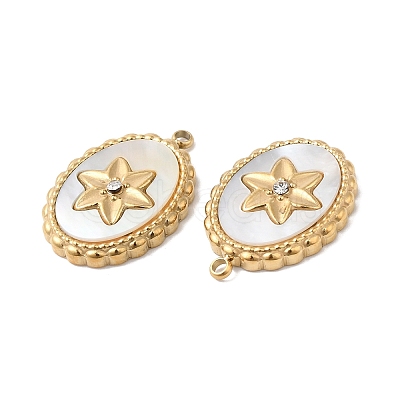 Ion Plating(IP) 304 Stainless Steel Charms X-STAS-Q215-34G-1