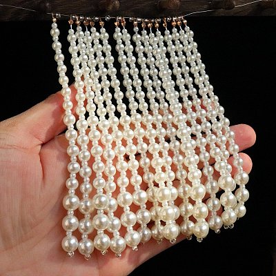 Glass Pearl Beaded Pendant FIND-TAC0016-41D-01-1