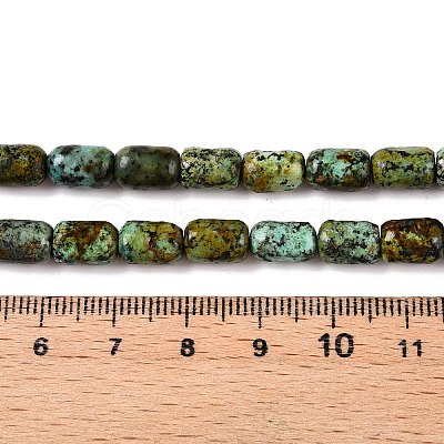 Natural African Turquoise(Jasper) Beads Strands G-G980-33B-1