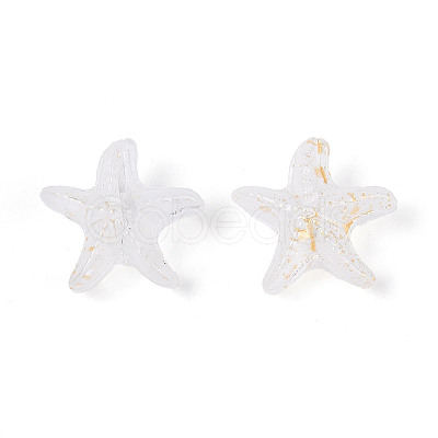 Frosted Glass Beads FGLA-T005-01L-1