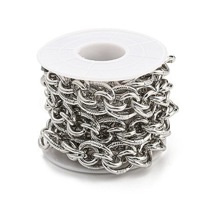 Alloy Oval Link Chains LCHA-K001-01P-1