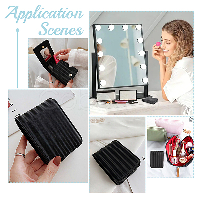 PU Leather Lipstick Case with Mirror CON-WH0088-51B-1