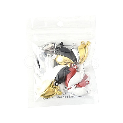 10 Sets Spray Painted Alloy Magnetic Pendants FIND-FS0004-24-1